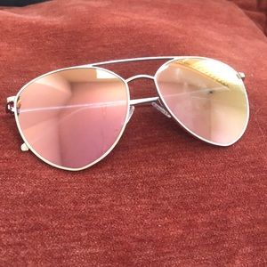 Rose Gold Quay Indio Sunglasses